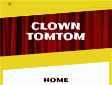 Tablet Screenshot of clown-tomtom.de